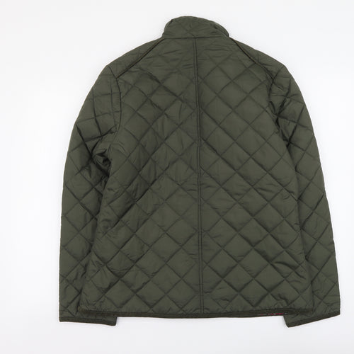 Avenue Womens Green Jacket Coat Size M Zip