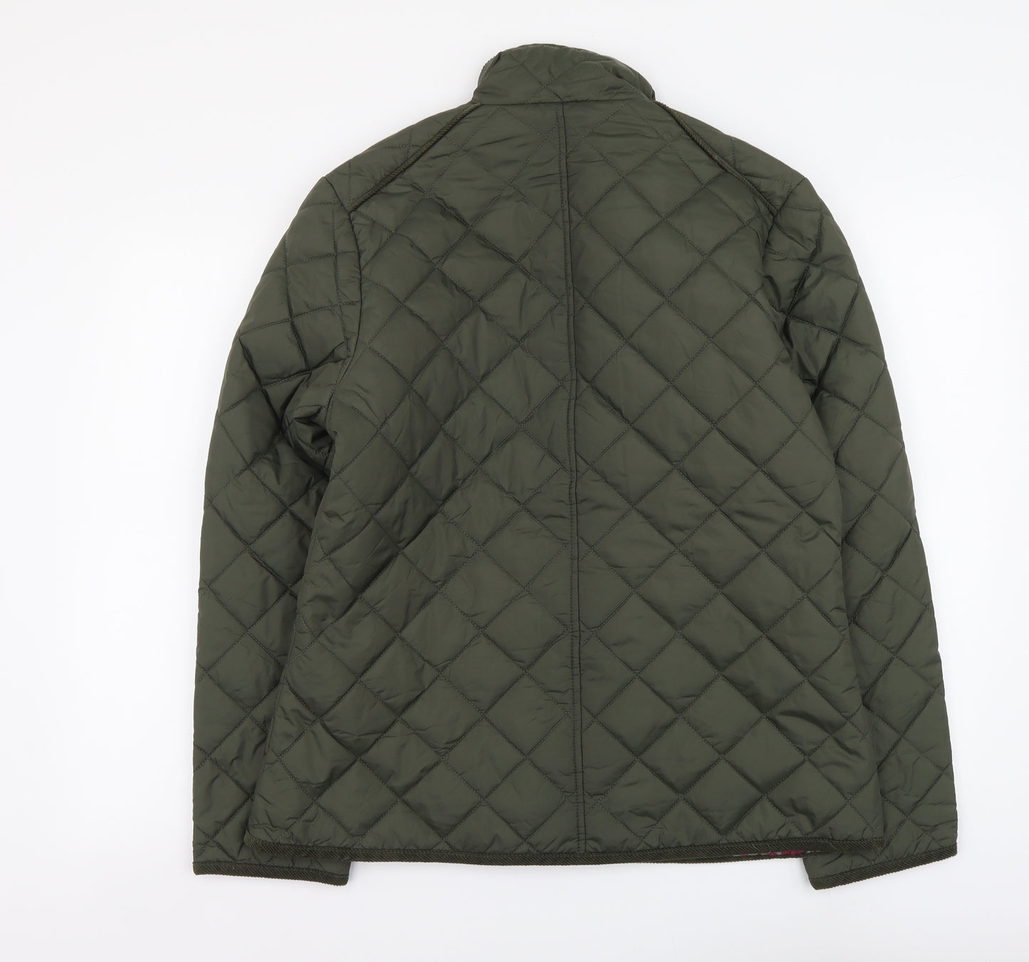 Avenue Womens Green Jacket Coat Size M Zip