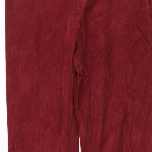 River Island Womens Red Cotton Skinny Jeans Size 8 L29 in Regular Button