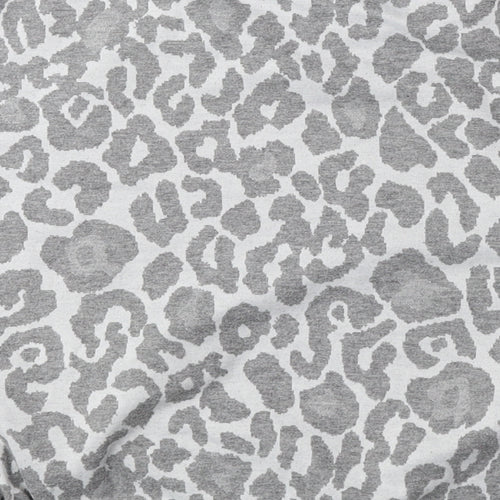 Matalan Womens Green Animal Print Polyester Pullover Sweatshirt Size S Drawstring - Cheetah Print
