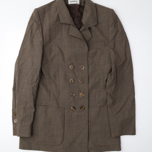 Bardehle Womens Brown Wool Jacket Suit Jacket Size 34