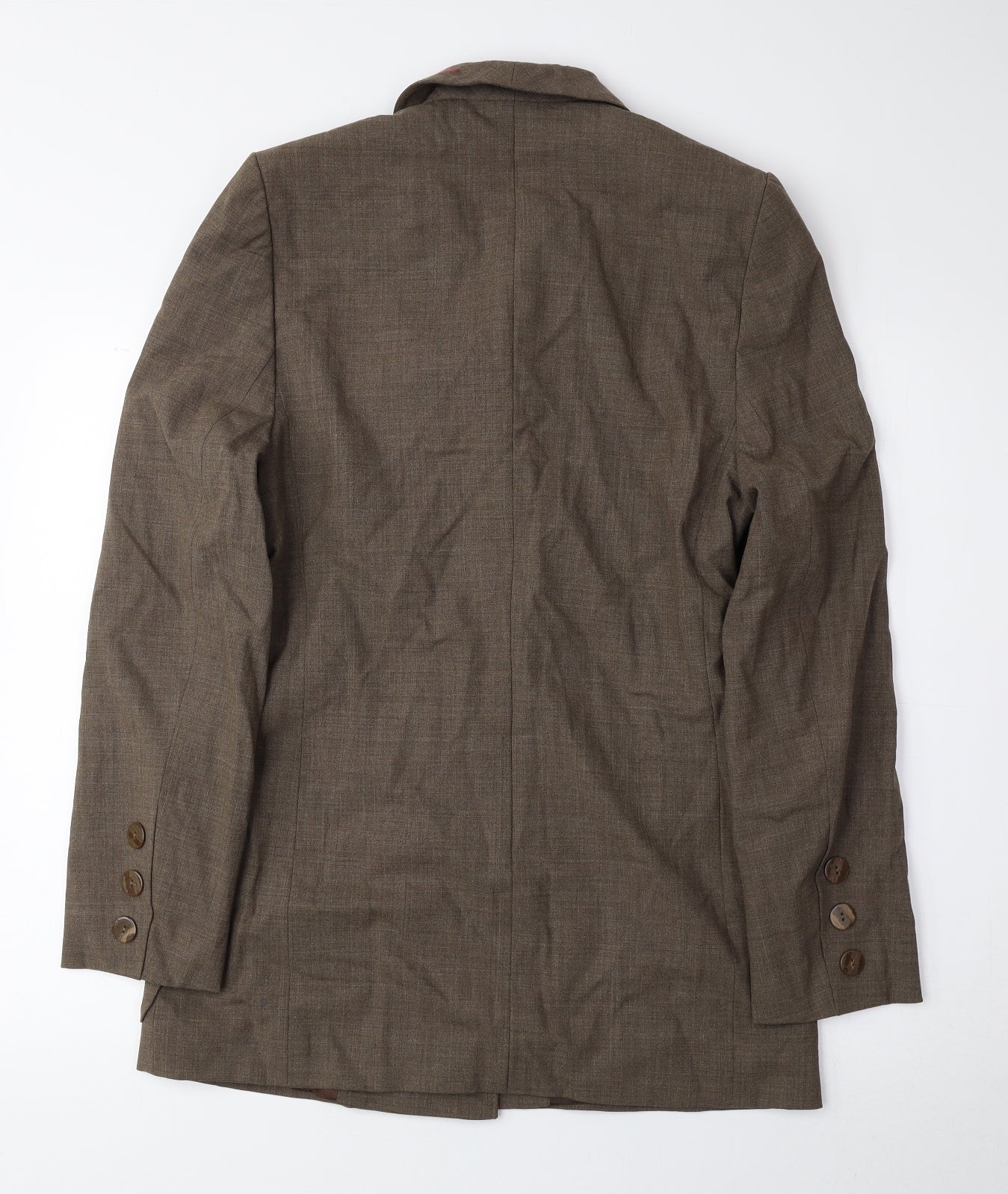 Bardehle Womens Brown Wool Jacket Suit Jacket Size 34