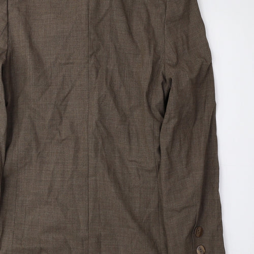 Bardehle Womens Brown Wool Jacket Suit Jacket Size 34