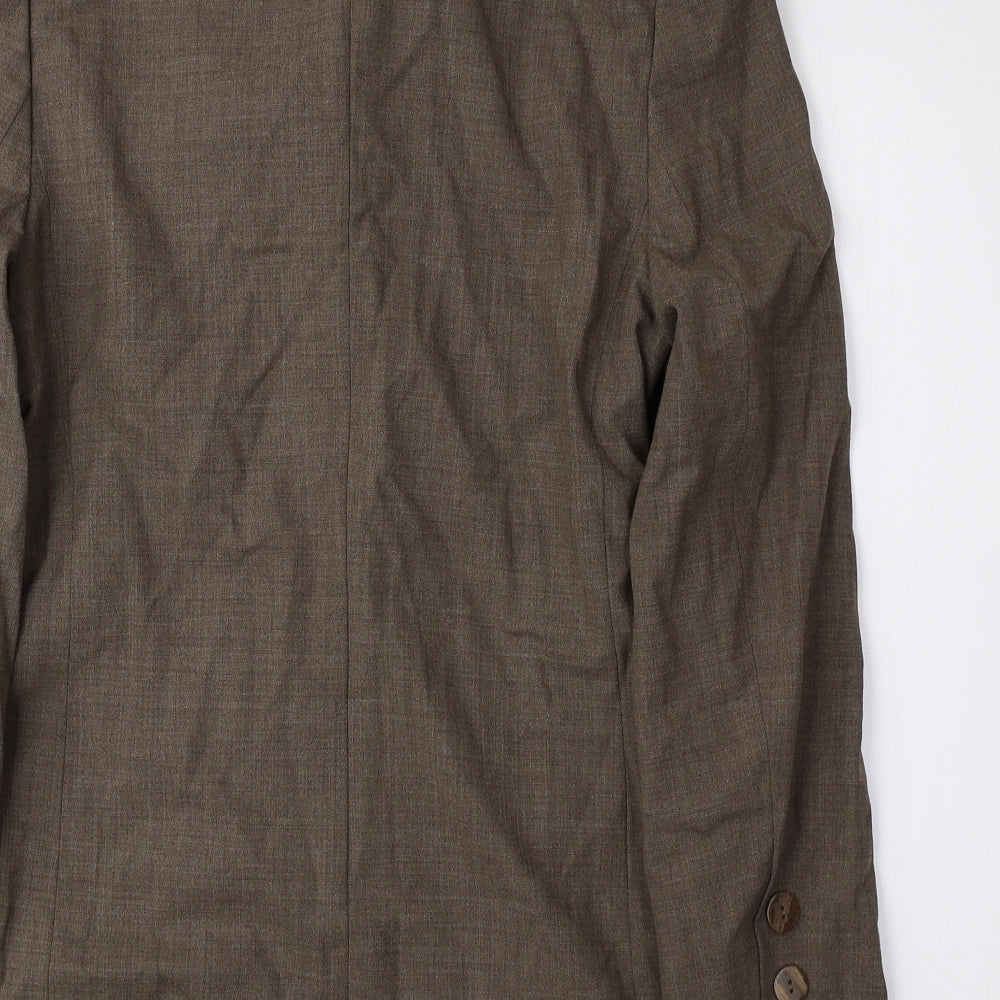 Bardehle Womens Brown Wool Jacket Suit Jacket Size 34