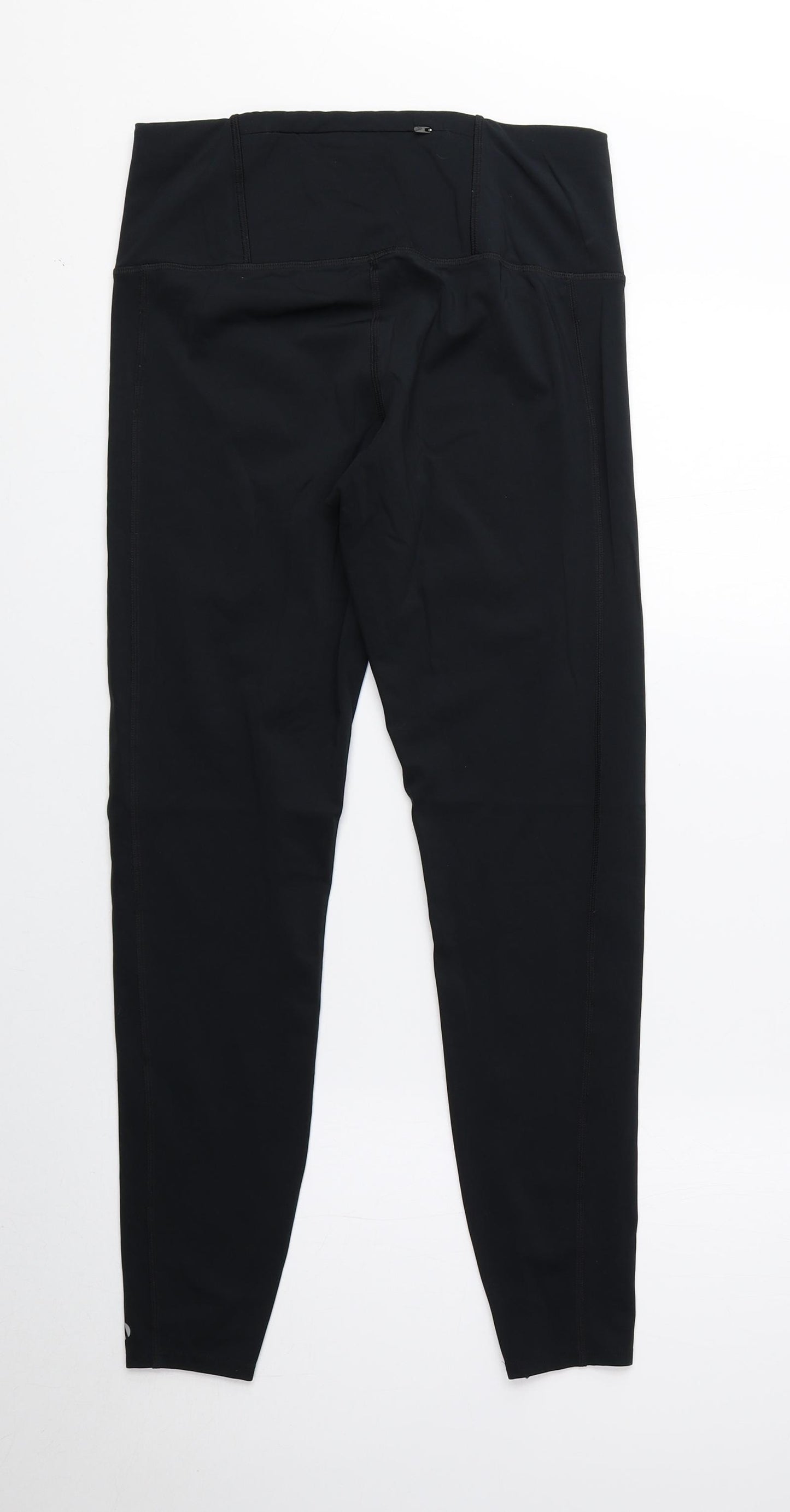Marks and Spencer Womens Black Polyamide Compression Leggings Size 12 L25 in Regular Pullover