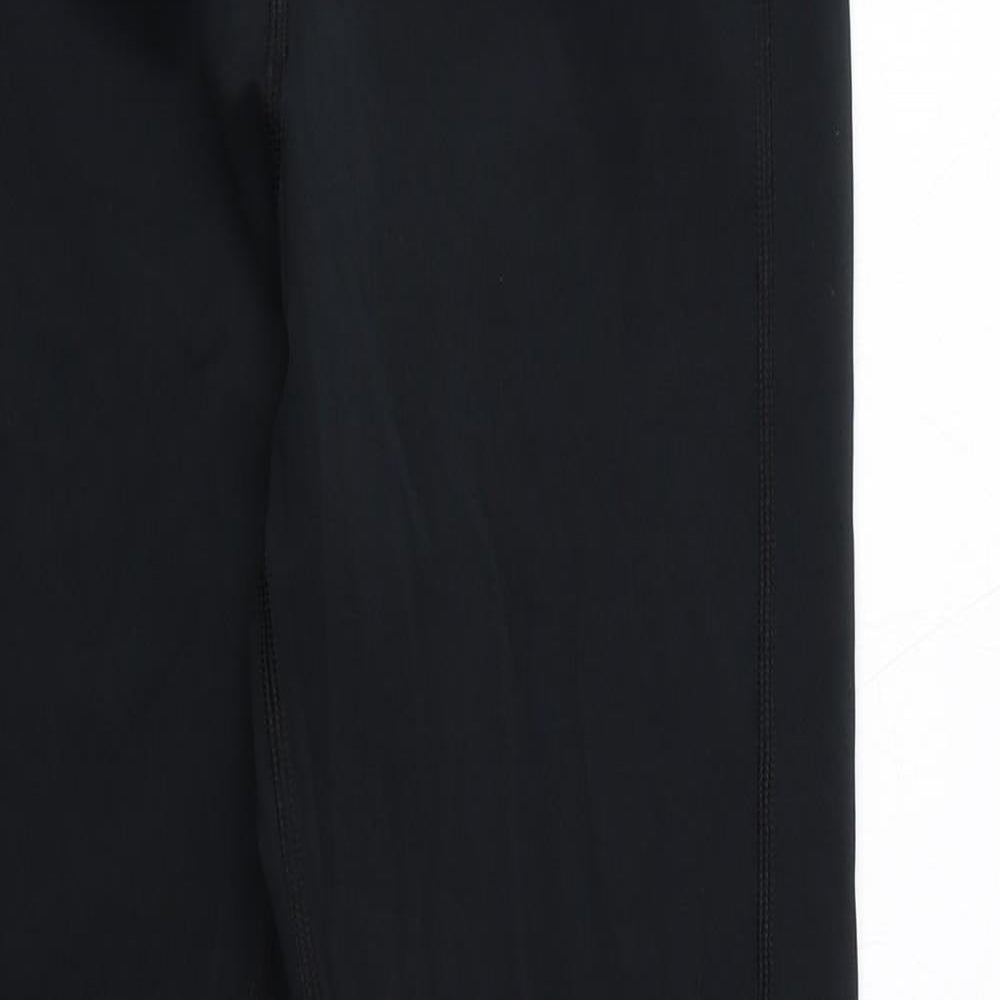 Marks and Spencer Womens Black Polyamide Compression Leggings Size 12 L25 in Regular Pullover