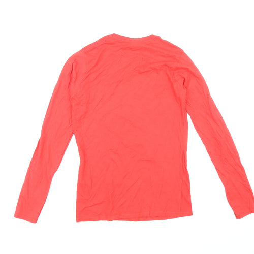 Gildan Womens Red Cotton Basic T-Shirt Size 10 Round Neck - Keep calm and eat Maltesers