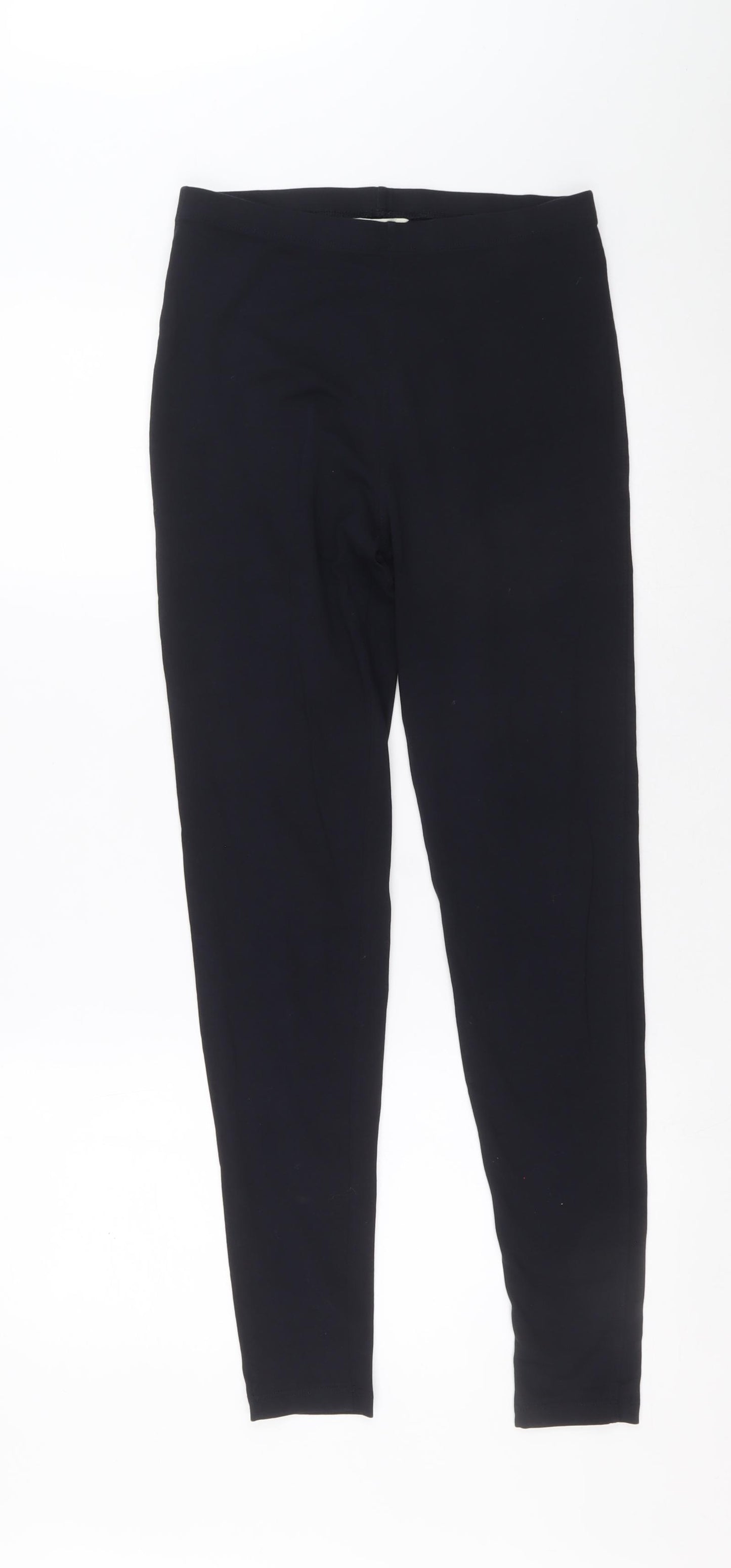 Marks and Spencer Womens Blue Cotton Jegging Leggings Size 10 L28 in