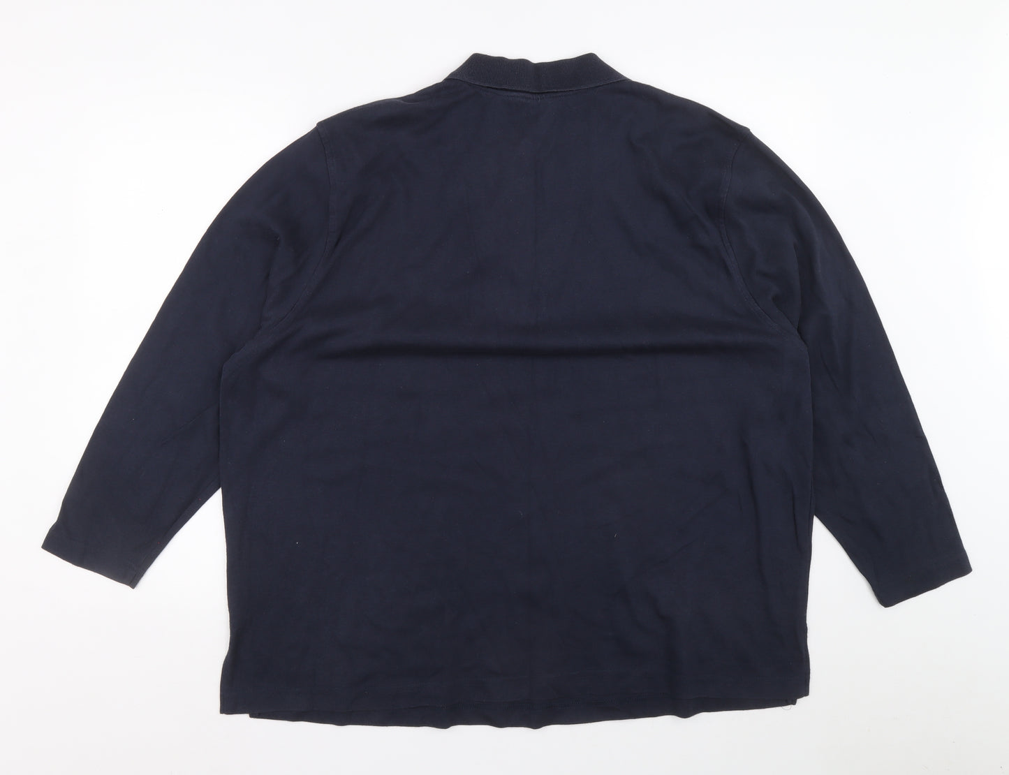 Milano Mens Blue Cotton Pullover Sweatshirt Size L - Milano
