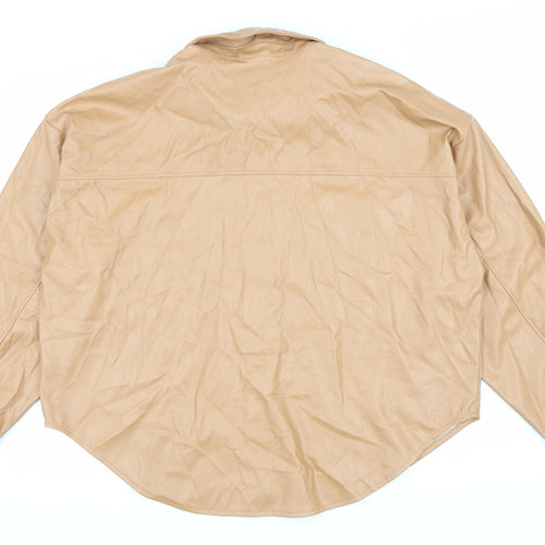 In the Style Womens Brown Jacket Size 16 Button