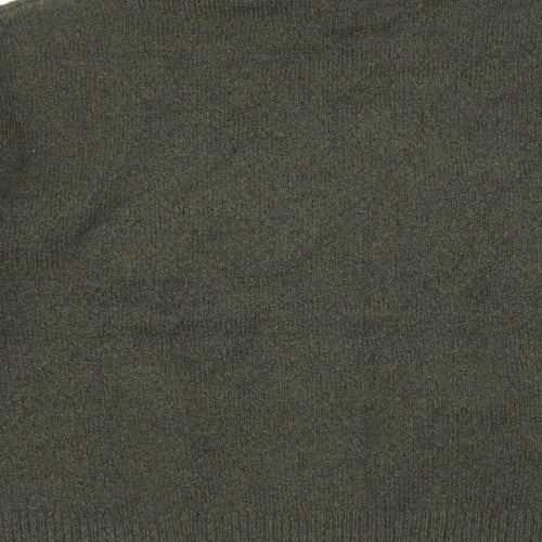 New Look Womens Green Roll Neck Polyester Pullover Jumper Size M