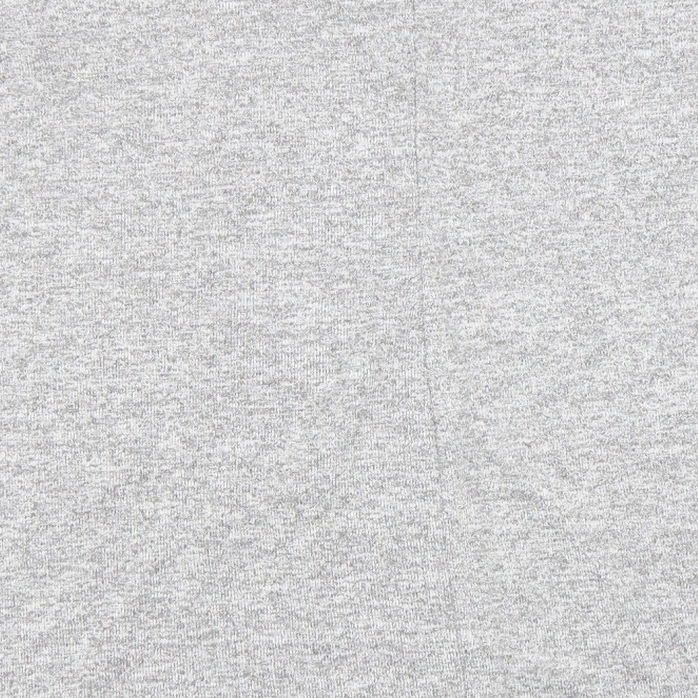 New Look Womens Grey Polyester Basic Blouse Size L Round Neck