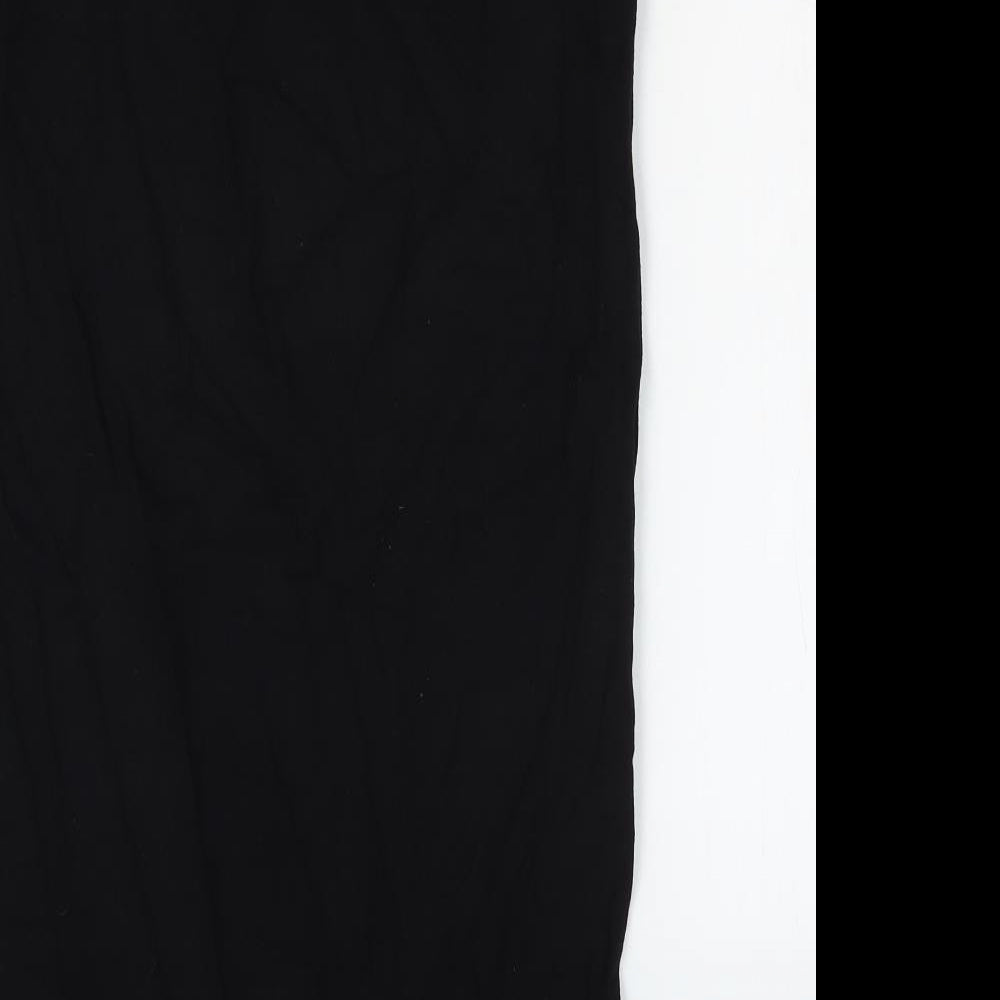 NEXT Womens Black Viscose Straight & Pencil Skirt Size 12