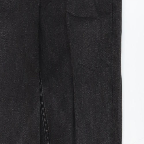 Marks and Spencer Womens Black Cotton Skinny Jeans Size 6 L28 in Regular Zip