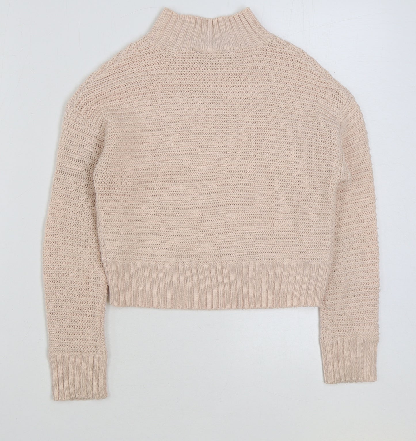915 Generation Girls Pink High Neck Acrylic Pullover Jumper Size 10-11 Years Pullover
