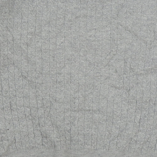 Matalan Womens Grey Round Neck Viscose Pullover Jumper Size 12