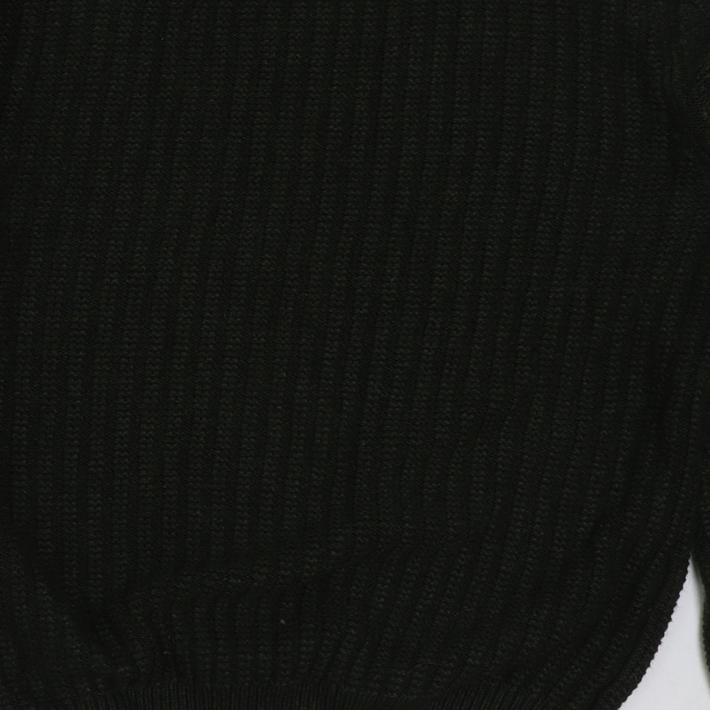 George Mens Green Round Neck Acrylic Pullover Jumper Size L