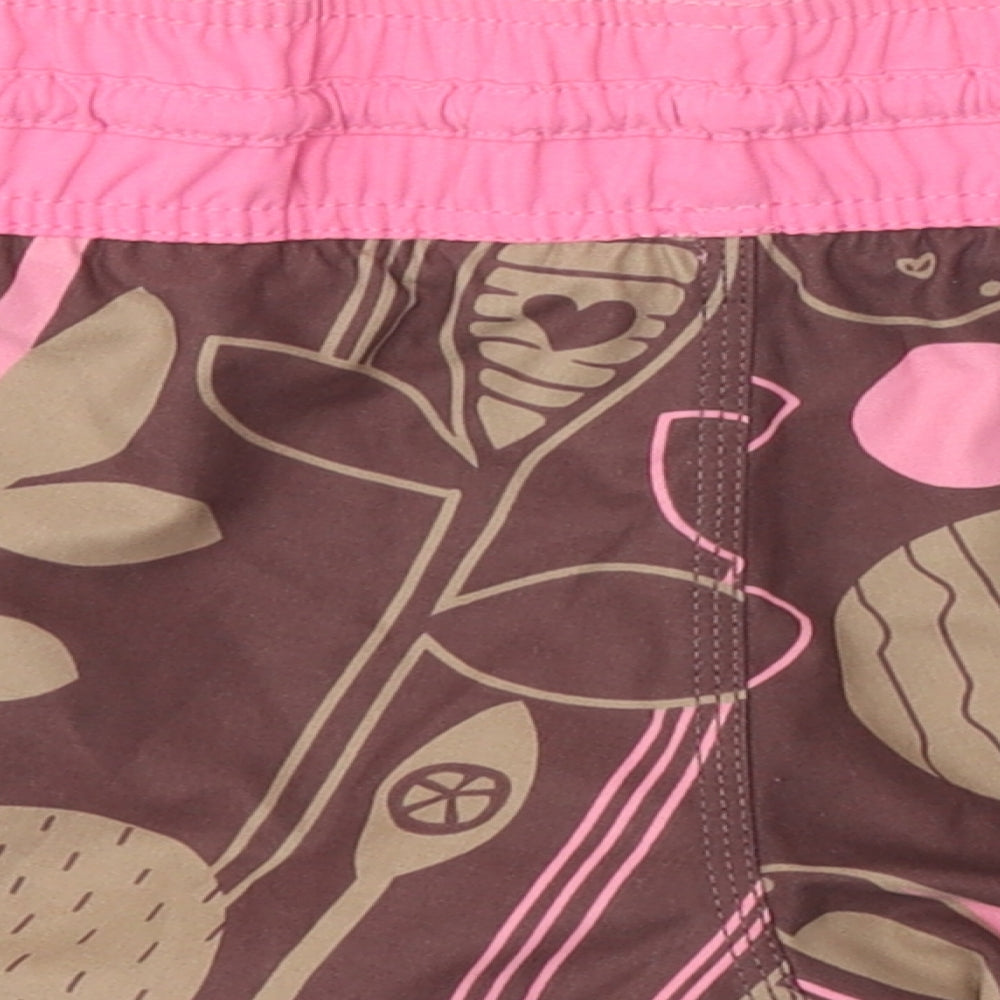 Animal Freeride Society Womens Multicoloured Polyester Hot Pants Shorts Size 12 L10 in Regular Drawstring