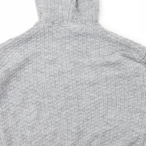 Falmer Mens Grey Round Neck Polyester Pullover Jumper Size M