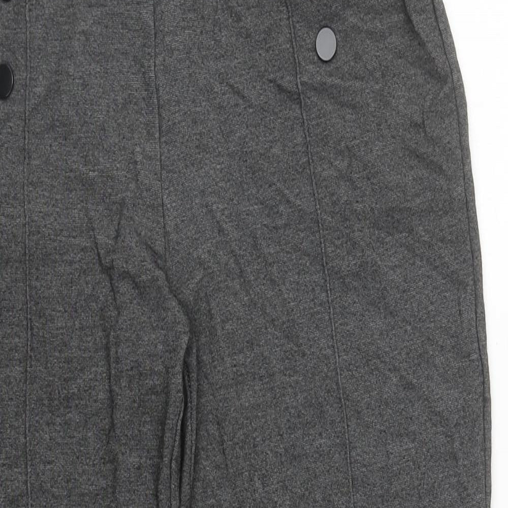 Primark Womens Grey Viscose Cropped Leggings Size M L21 in