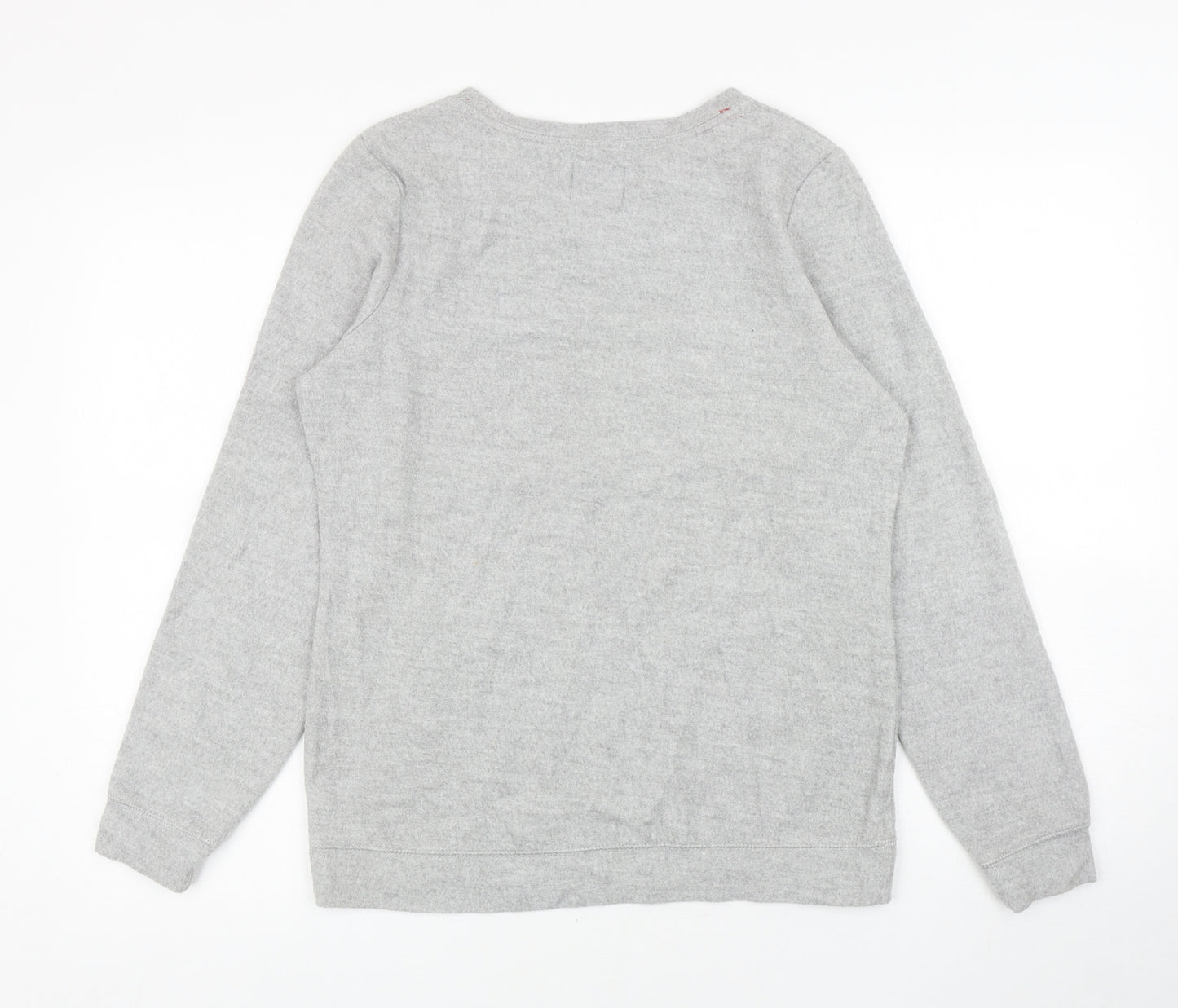 George Womens Grey Cotton Pullover Sweatshirt Size 10 Pullover - Christmas Cracker