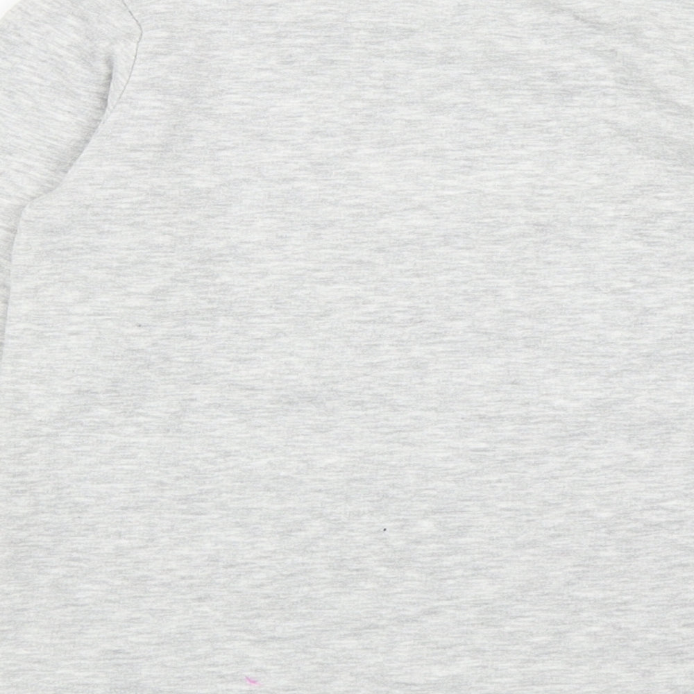 Nutmeg Girls Grey Cotton Pullover Sweatshirt Size 6-7 Years Pullover - Women