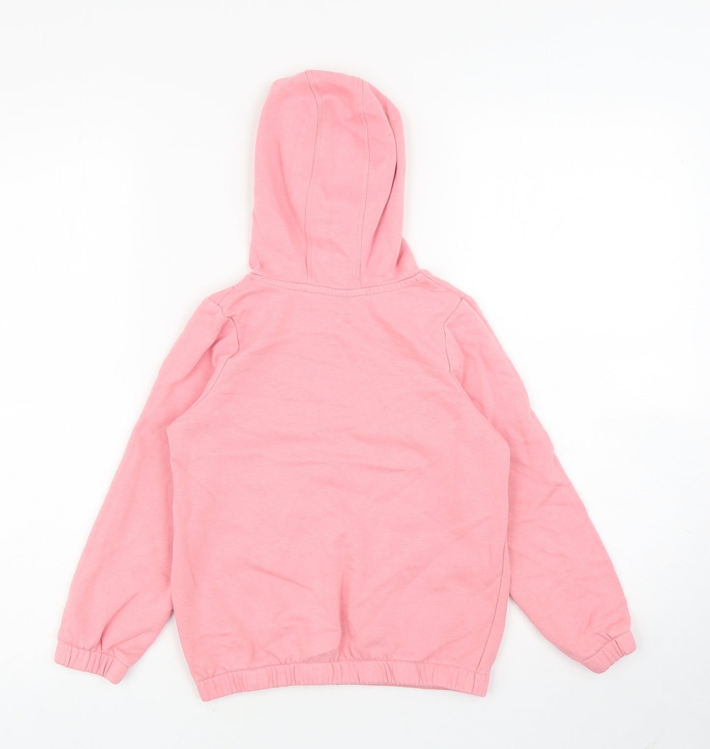 George Girls Pink Cotton Pullover Hoodie Size 7-8 Years Pullover - Be Kind To Each Other