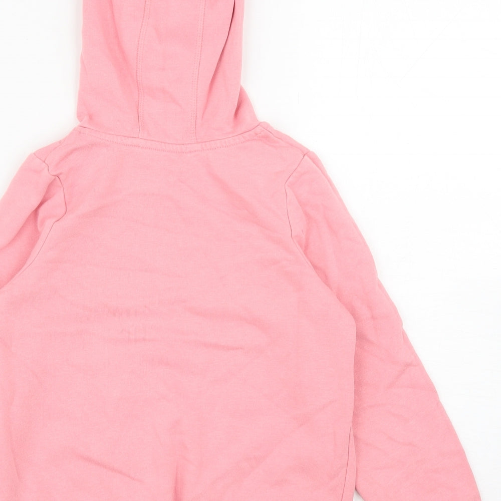 George Girls Pink Cotton Pullover Hoodie Size 7-8 Years Pullover - Be Kind To Each Other