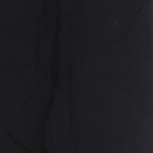 Marks and Spencer Womens Black Cotton Skinny Jeans Size 8 L21 in Regular Zip