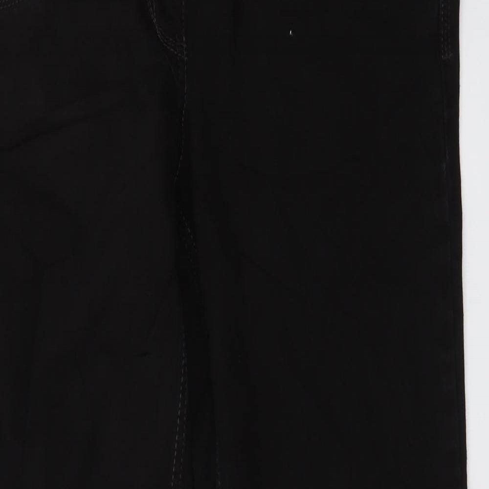 George Womens Brown Cotton Straight Jeans Size 14 L30 in Regular Button