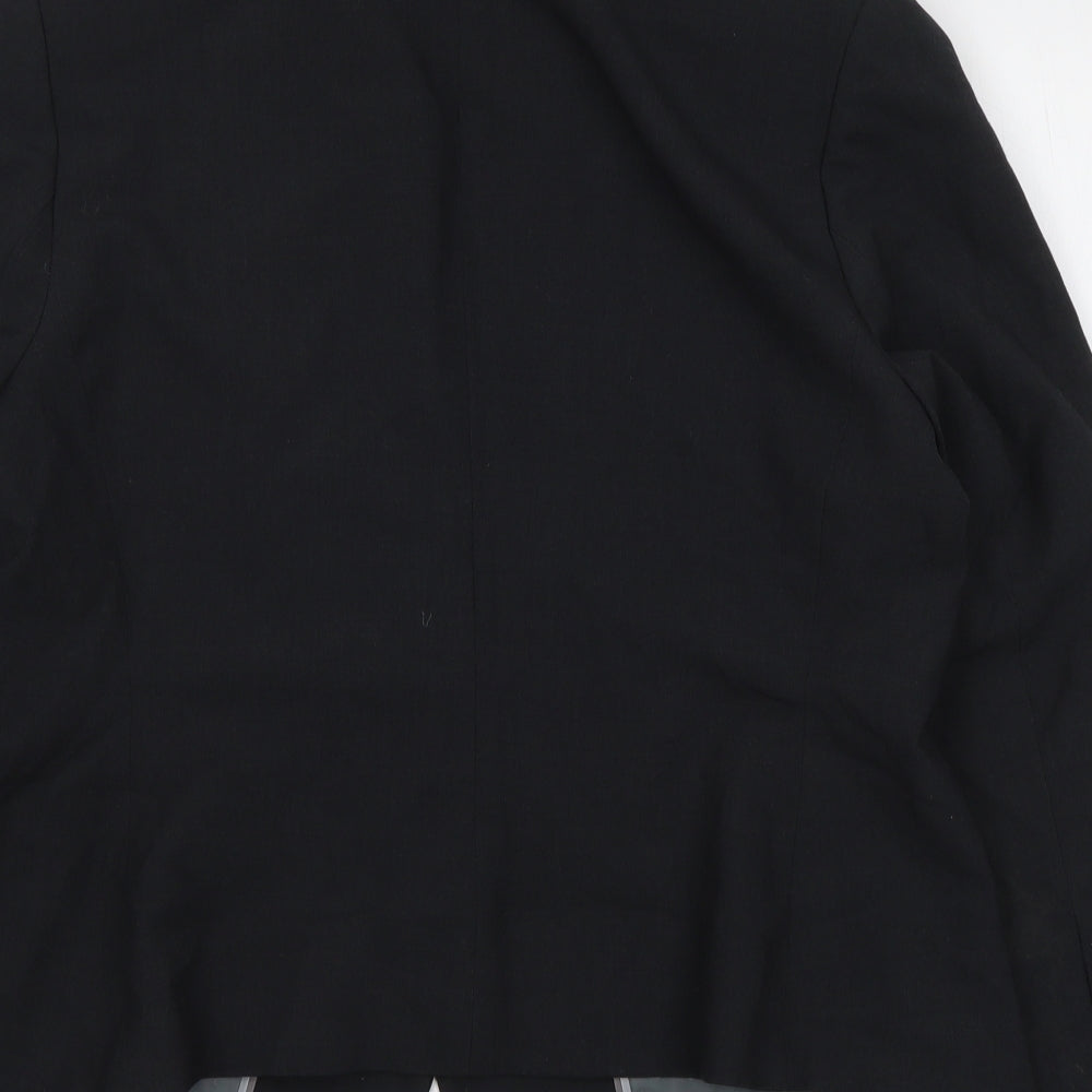 Marks and Spencer Womens Grey Polyester Jacket Suit Jacket Size 16