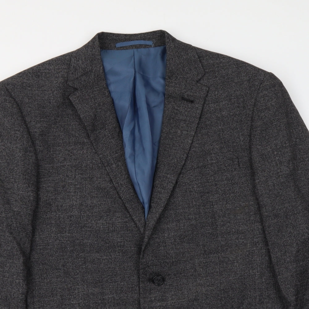 Taylor & Wright Mens Grey Polyester Jacket Suit Size M