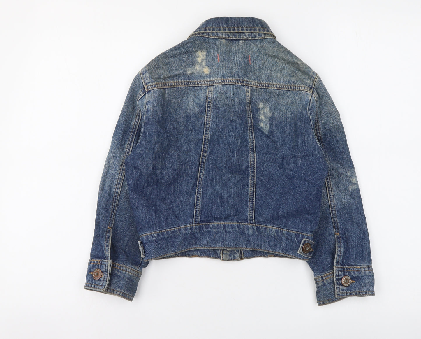 New Look Womens Blue Jacket Size 8 Button