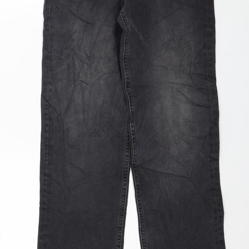 Marks and Spencer Womens Black Cotton Skinny Jeans Size 8 L30 in Regular Button - Sculpt