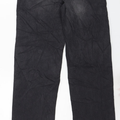 Marks and Spencer Womens Black Cotton Skinny Jeans Size 8 L30 in Regular Button - Sculpt