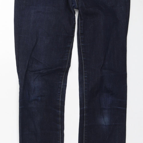 Gap Womens Blue Polyester Skinny Jeans Size 26 in L30 in Regular Zip