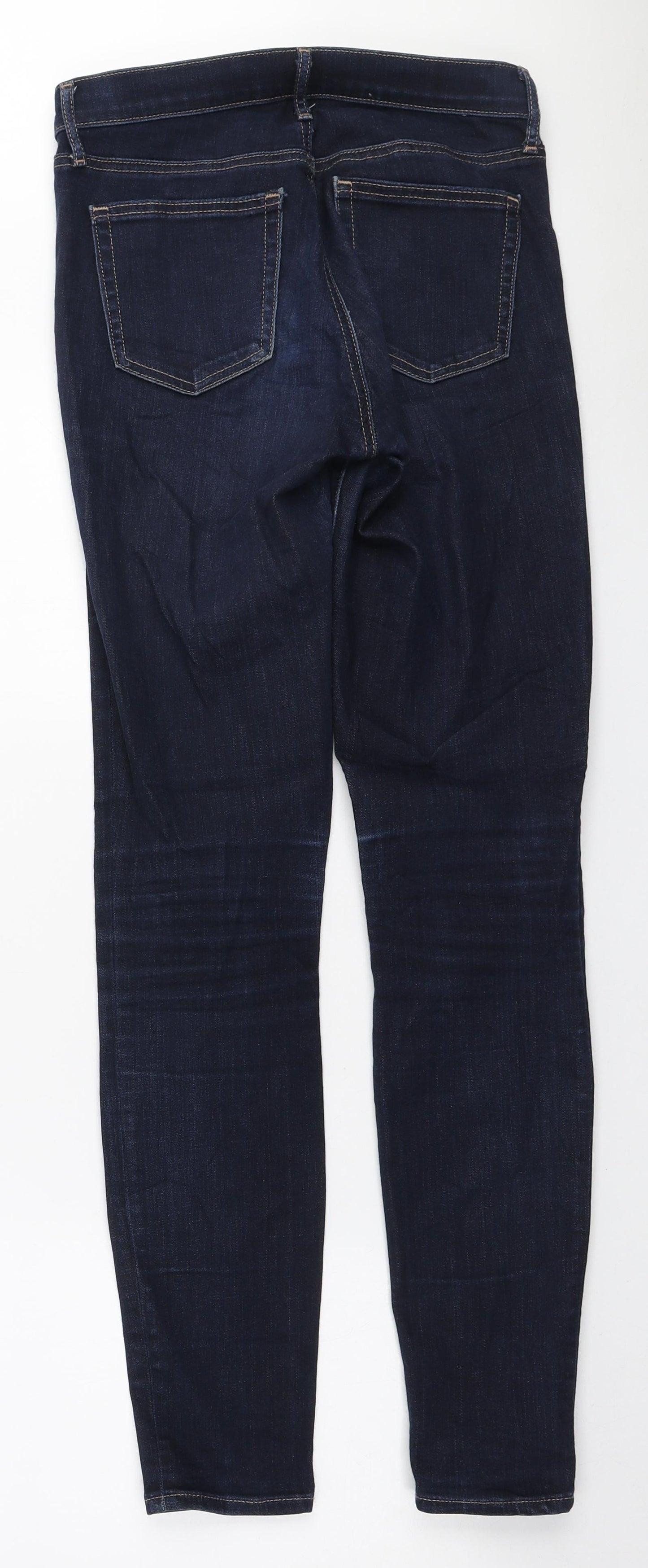 Gap Womens Blue Polyester Skinny Jeans Size 26 in L30 in Regular Zip