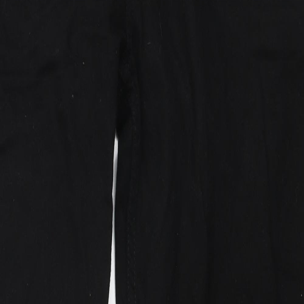 NEXT Boys Black Cotton Straight Jeans Size 13 Years Regular Zip