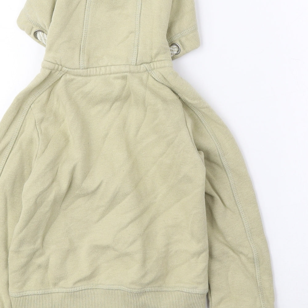 Nutmeg Baby Beige Cotton Full Zip Jumper Size 18-24 Months Zip