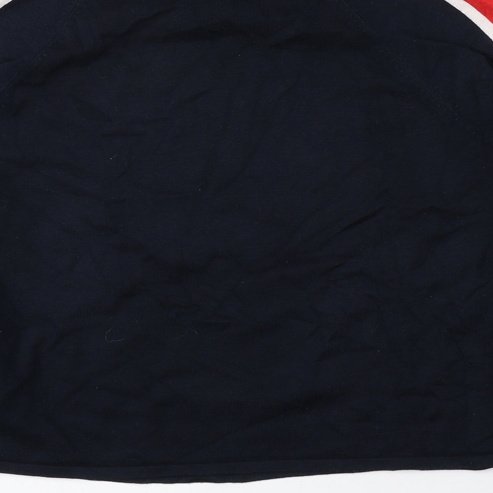 Divided by H&M Womens Blue Round Neck Viscose Pullover Jumper Size M