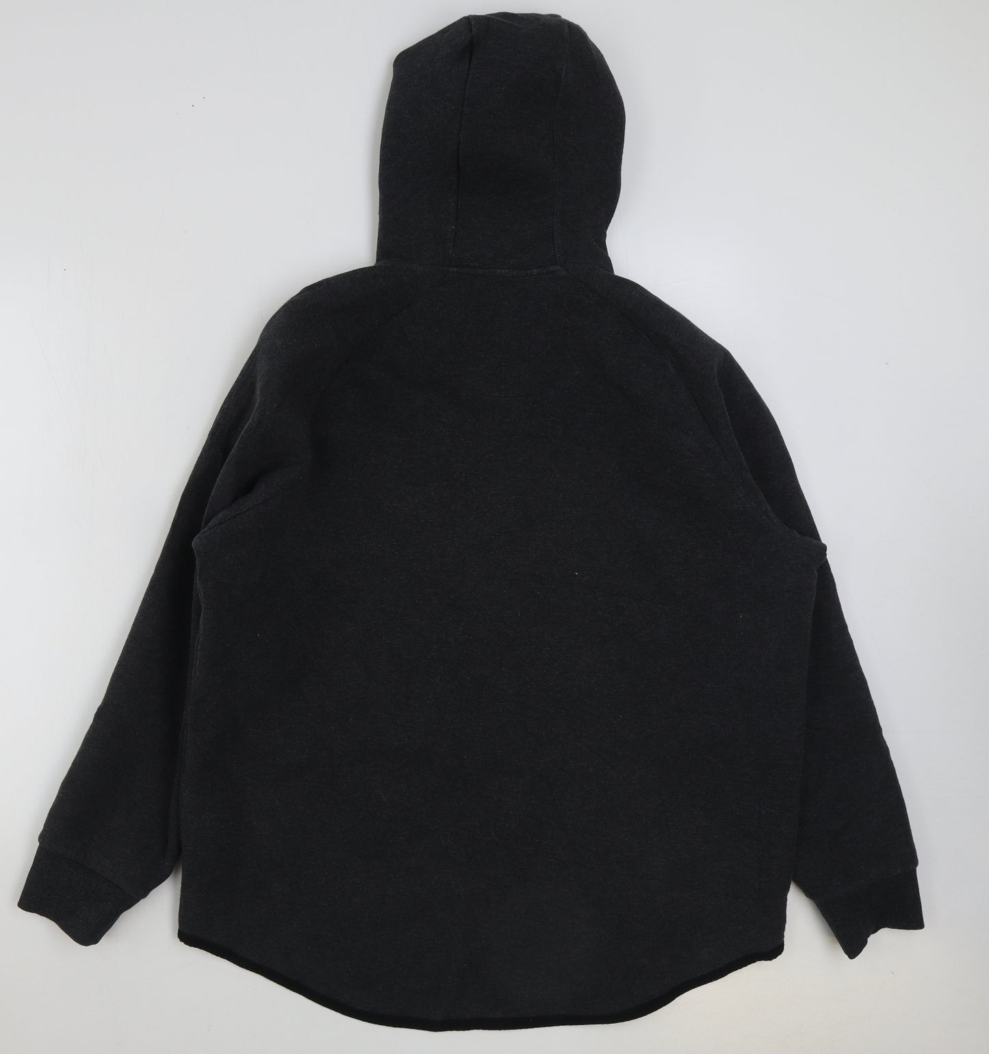 TU Mens Grey Cotton Full Zip Hoodie Size XL