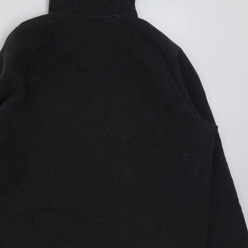 TU Mens Grey Cotton Full Zip Hoodie Size XL