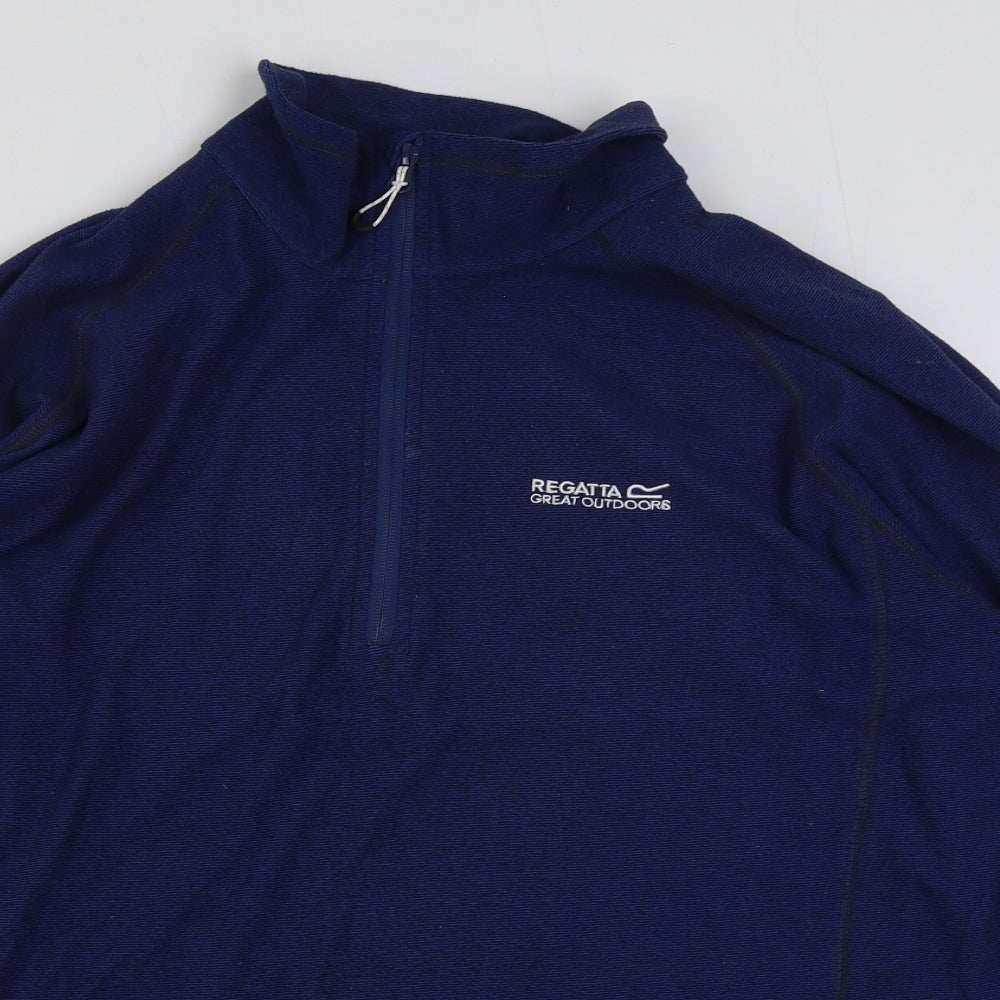 Regatta Mens Blue Polyester Pullover Sweatshirt Size XL