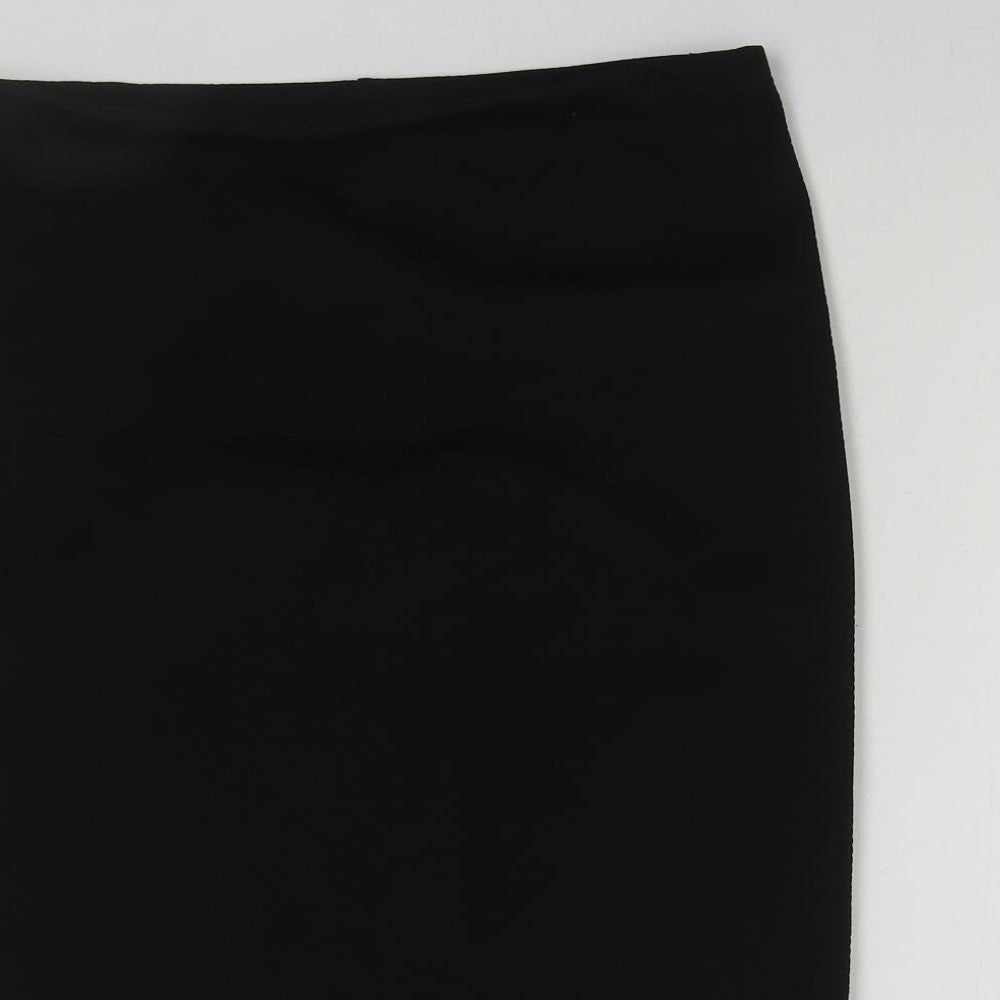 Atmosphere Womens Black Polyester Straight & Pencil Skirt Size 12