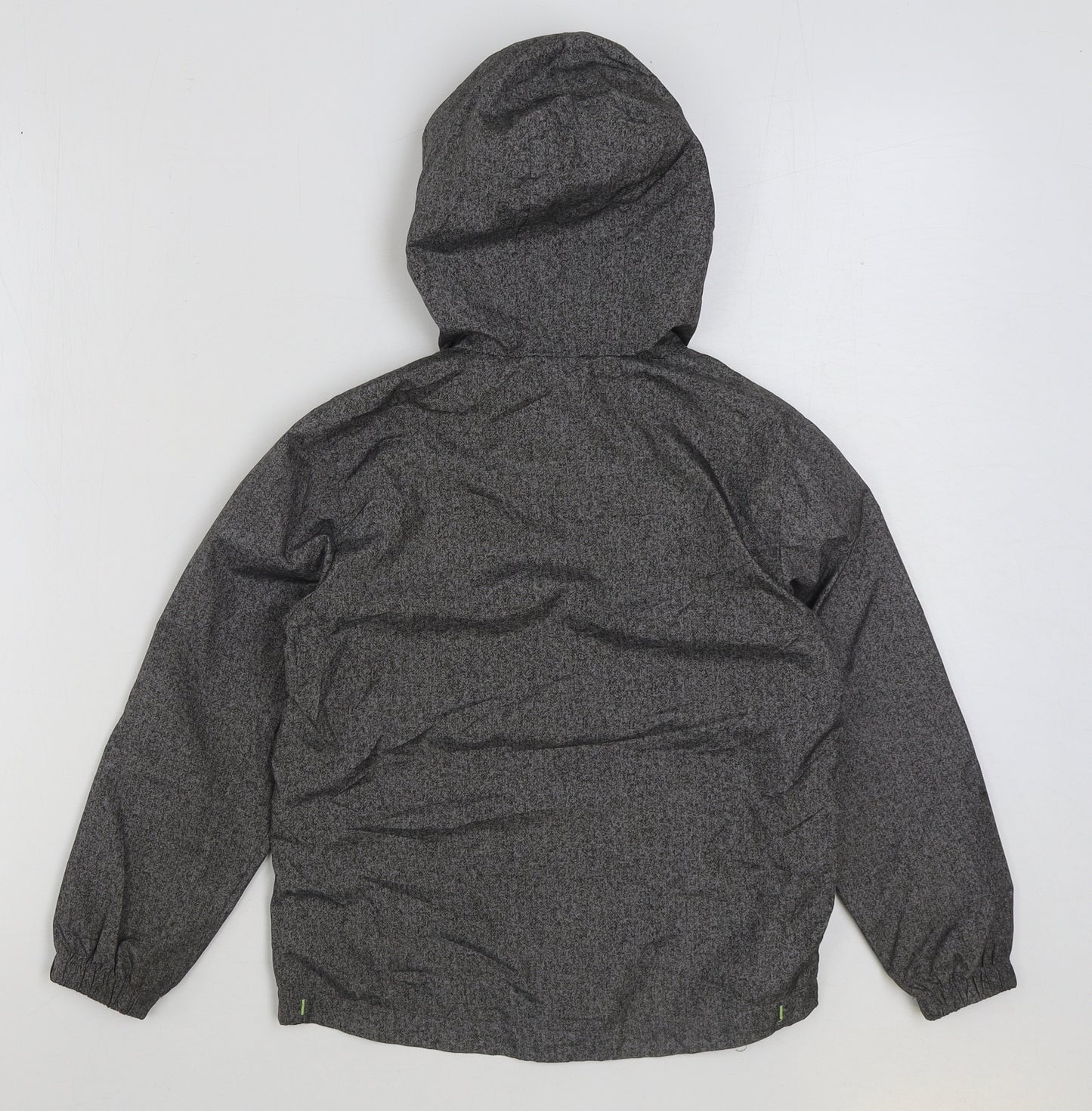 George Boys Grey Rain Coat Coat Size 6-7 Years Zip