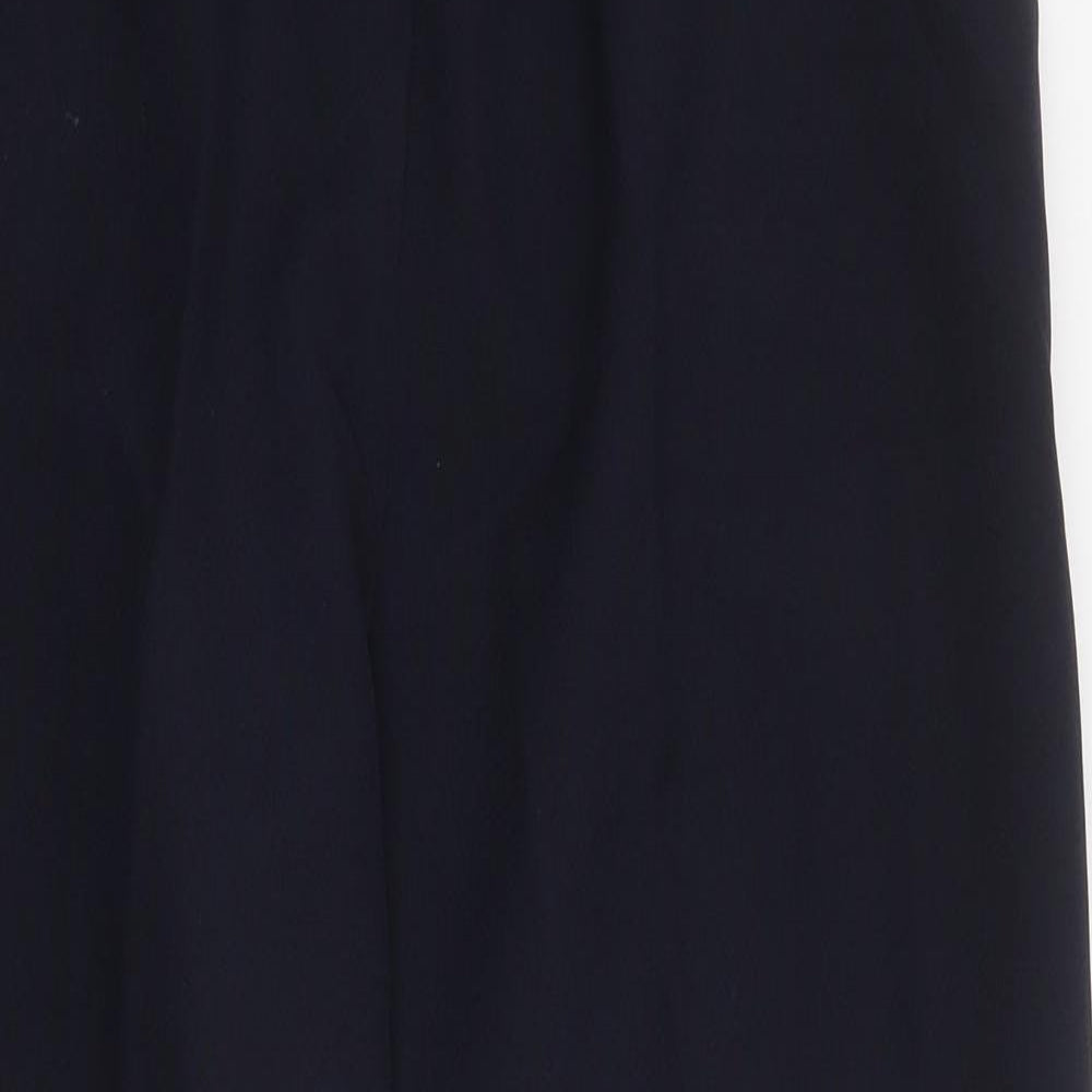 Preworn Womens Blue Polyester Capri Trousers Size 16 L28 in Regular