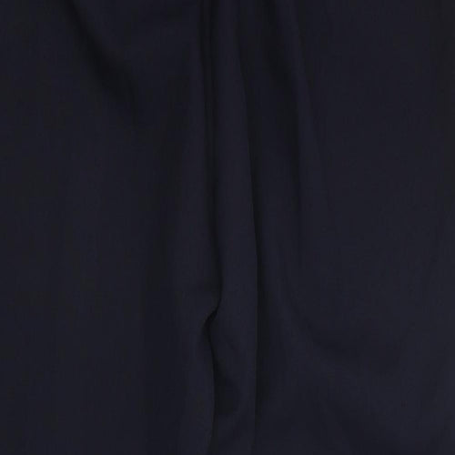 Preworn Womens Blue Polyester Capri Trousers Size 16 L28 in Regular