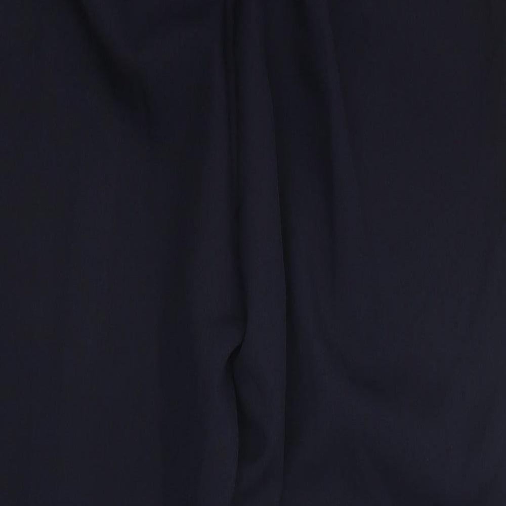 Preworn Womens Blue Polyester Capri Trousers Size 16 L28 in Regular