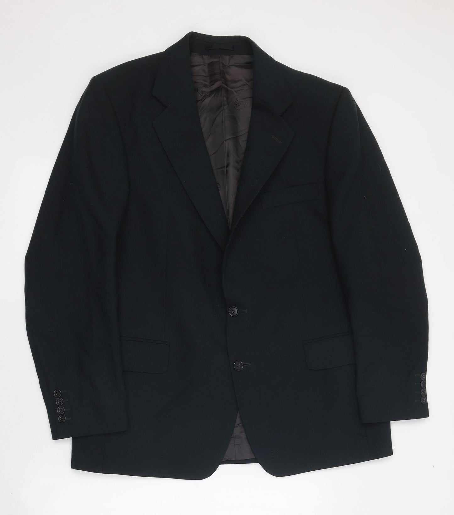 Magee Mens Black Jacket Blazer Size 42 Button