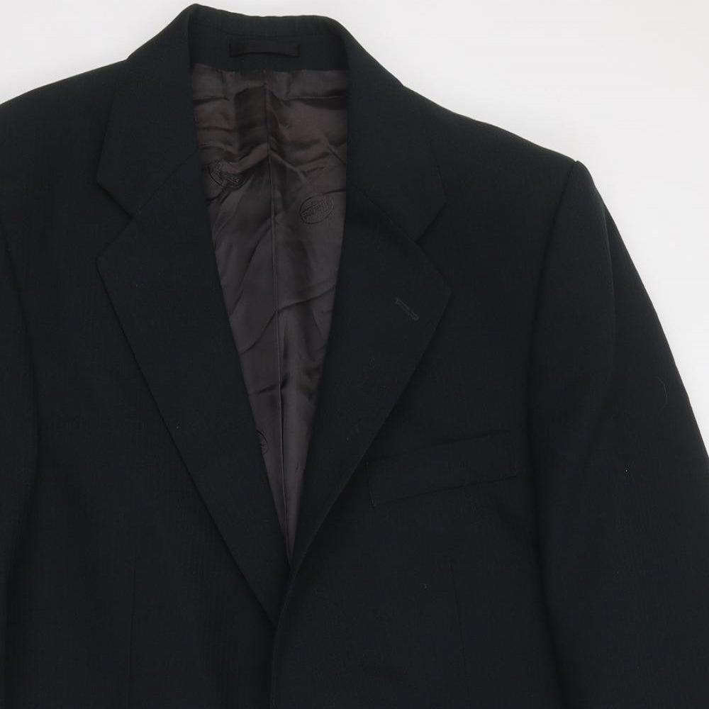 Magee Mens Black Jacket Blazer Size 42 Button
